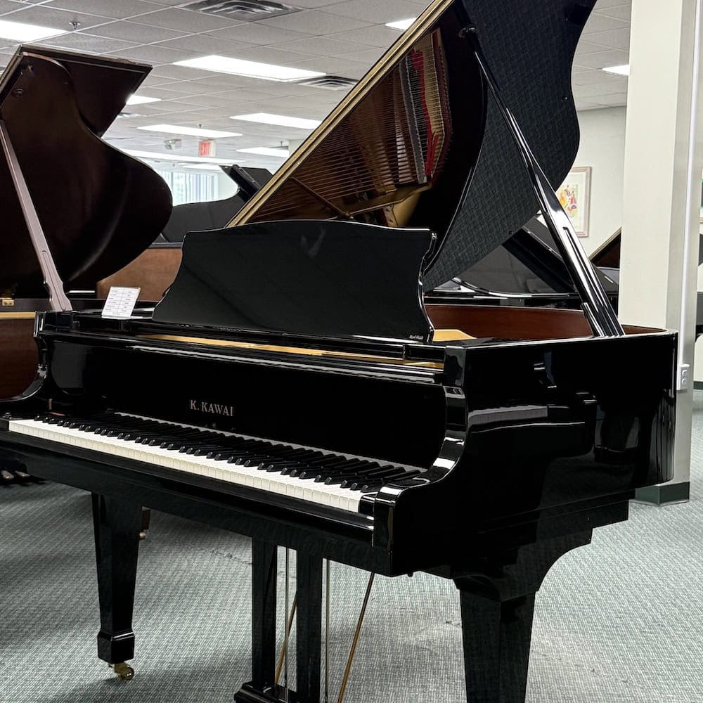 kawai piano, model rx1 polished ebony, 2001